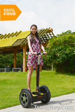 Two wheel self-balancing scooter