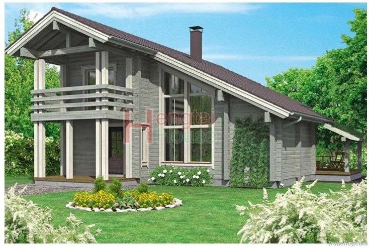 Beautiful style Earthquake-proof prefabricated villa prefab wooden house ready made wooden villa