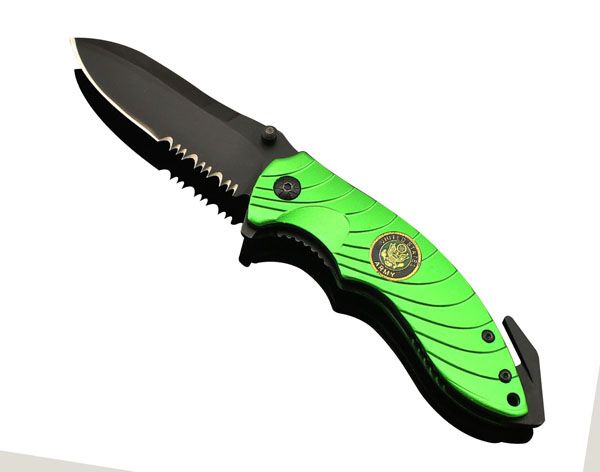 aliuminium handle pocket knife