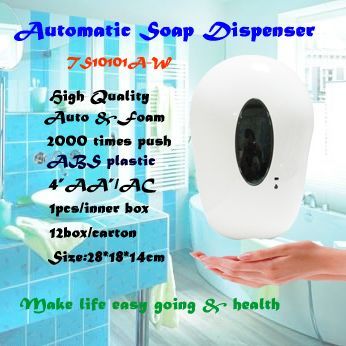 automatic wall mounted foaming soap dispenser
