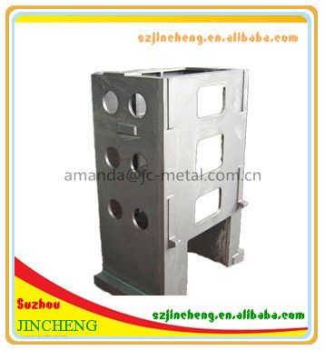 big grey iron machine tool casting box