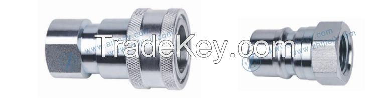 ZJ-YBA ISO 7241-1 Series B stainless steel hydraulic quick disconnect coupling