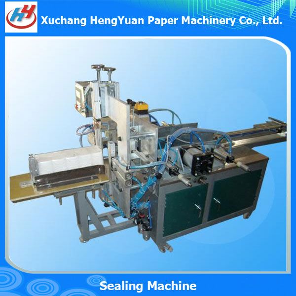 Semi Automatic Toilet Paper Flattening and Bagging Sealing Machine