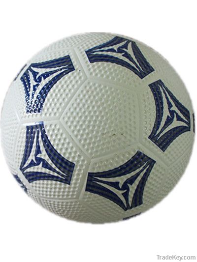 rubber soccer ball