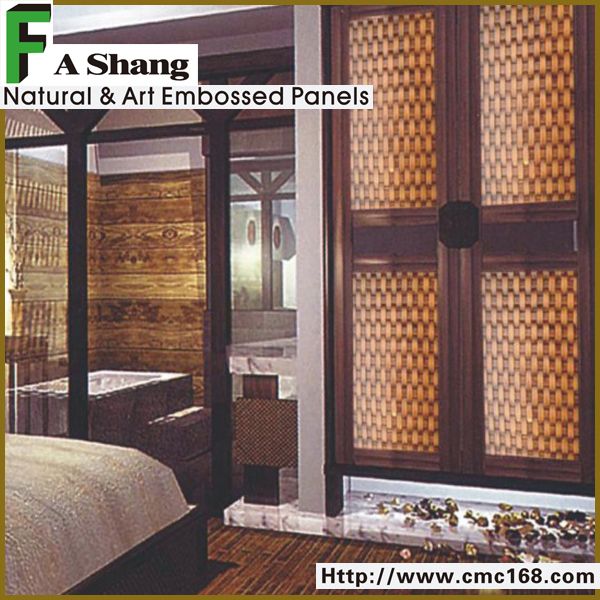 3D wall panel by embossed MDF for home wall/furniture deoration