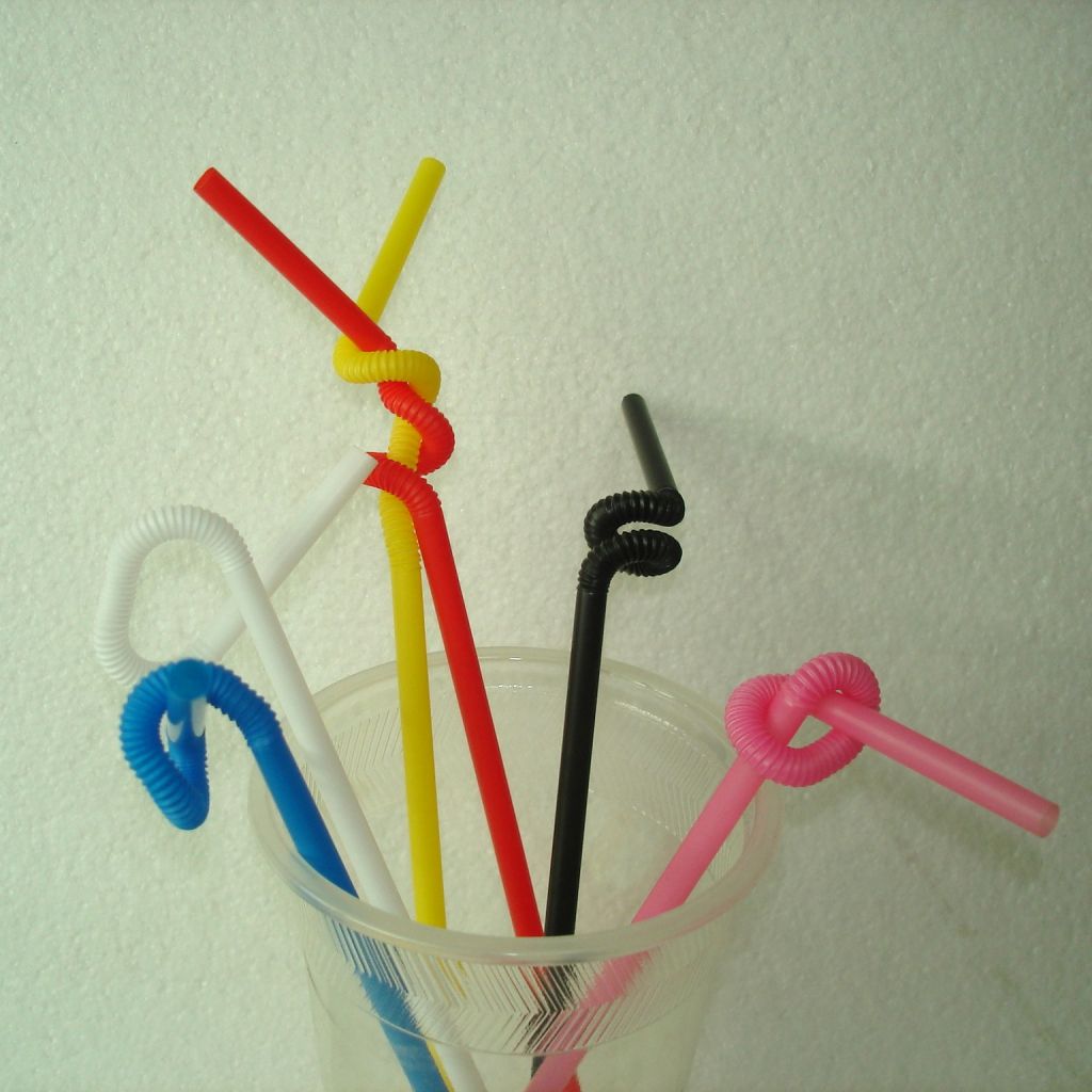 2014 hot sale plastic drinking straws Colorfull Flexible Drinking Straws