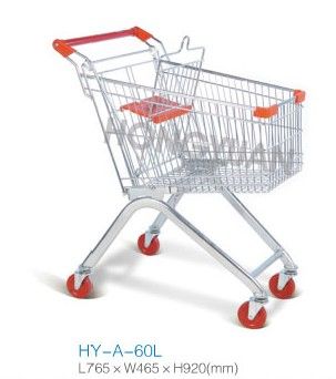 European style supermarket trolley