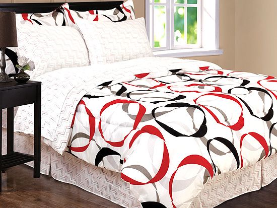 75GSM Microfriber Bedding Comforter Set