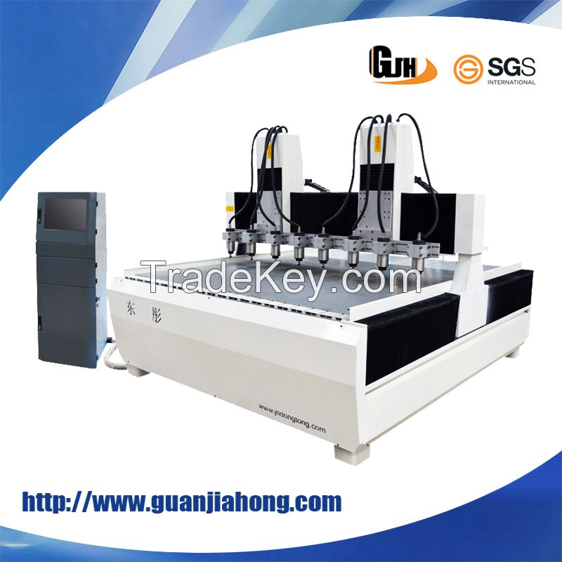 NCstudio system Multi-spindle engraving machine, wood cnc router