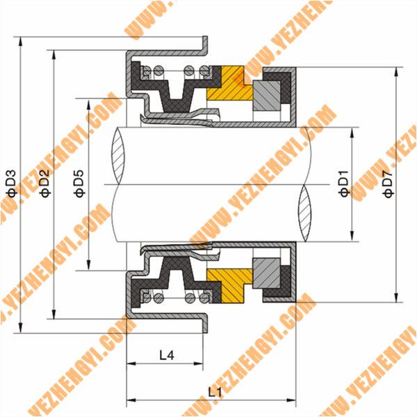 ZY FB for auto cooling pump mechanical seal