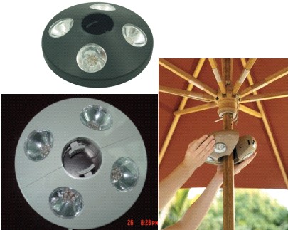 RECHARGEABLE PARASOL LIGHT