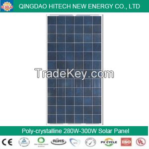 Poly-crystalline 280W-300W Solar Panel