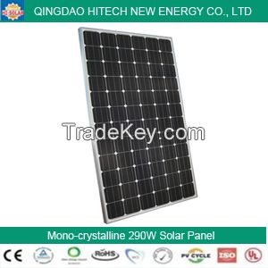 Mono-crystalline 290W Solar Panel