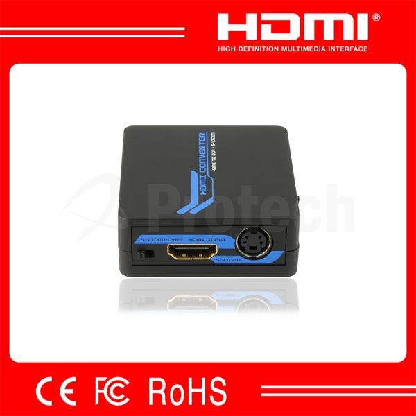 HDMI to AV Converter 1080p With NTSC PAL Function Support LPCM HDMI Converter 