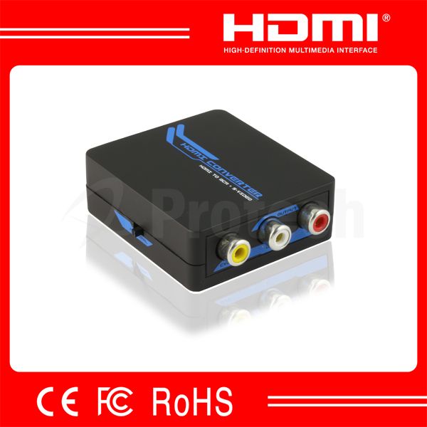 HDMI to AV Converter 1080p With NTSC PAL Function Support LPCM HDMI Converter 