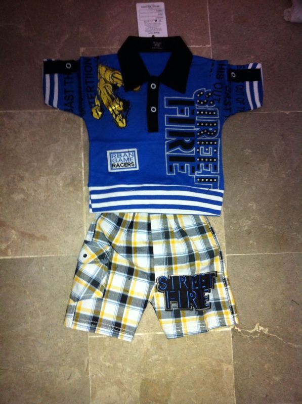 Kid's Polo Shirt with Shorts Set