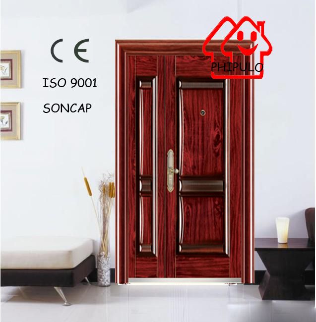 Popular design good quality entrance exterior steel security door