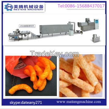 puffed snack extruder machine