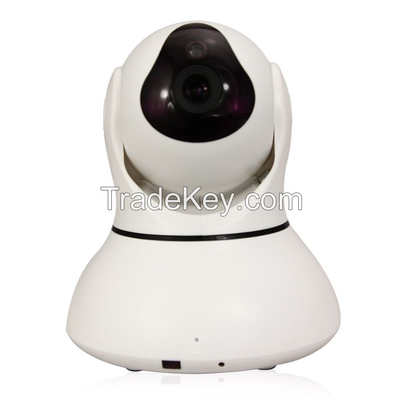 two-way audio intercom WIFI indoor IP camera alarm system smartphone APP control