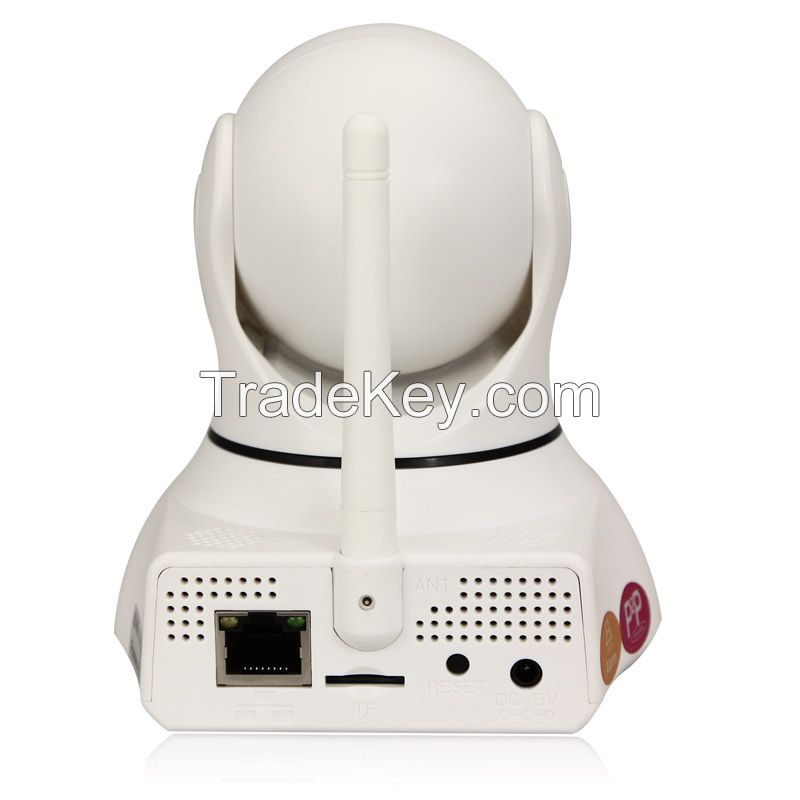 two-way audio intercom WIFI indoor IP camera alarm system smartphone APP control