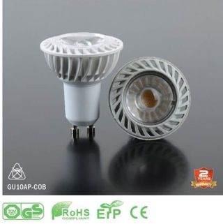 2014 new COB LED BULB 7W SPOTLIGHT GU10 PF>0.5 Grey surface color 175-265V