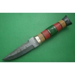  Custom Hand Made Beautiful Damascus Steel Hunting Knife
