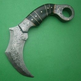 Damascus Steel Karambit Knife