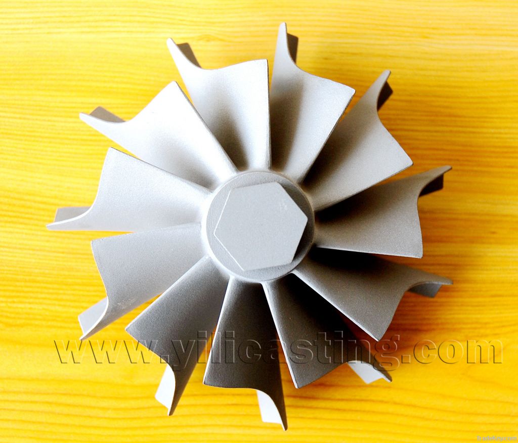 Superalloy turbine wheel for Garret MHI , IHI diesel engine parts