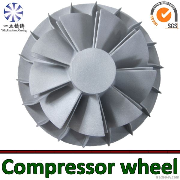 Pressure casting Five-axis machining aluminum compressor wheel