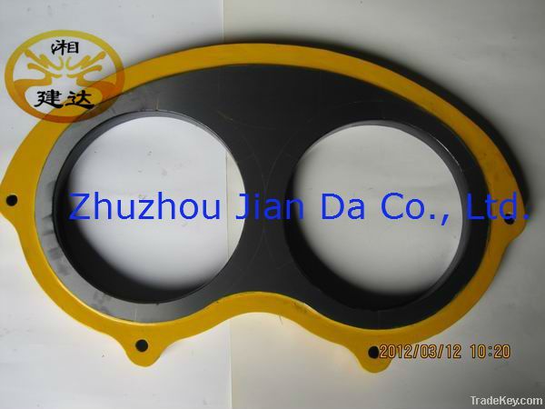 Zoomlion Tungsten Carbide Concrete Pump Wear Plates Factory in China