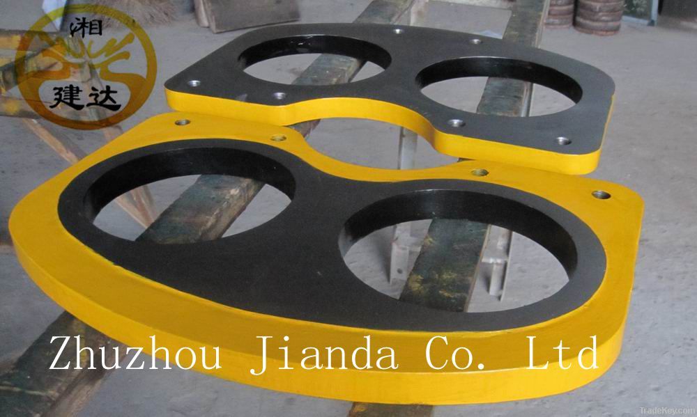 IHI Tungsten Carbide Concrete Pump Wear Plates Factory in China