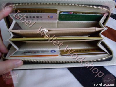 new fashion lay women long purse wallet high quality zip bag card hold