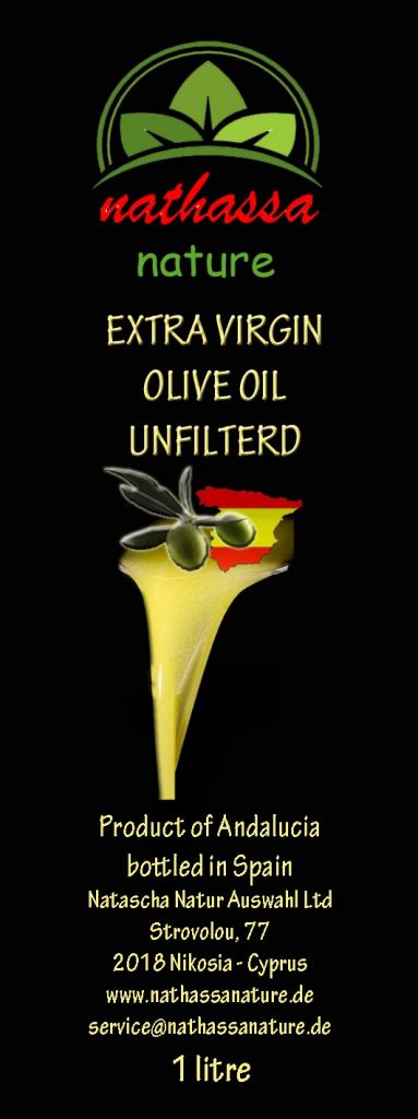Unfiltered extra virgin olive oil
