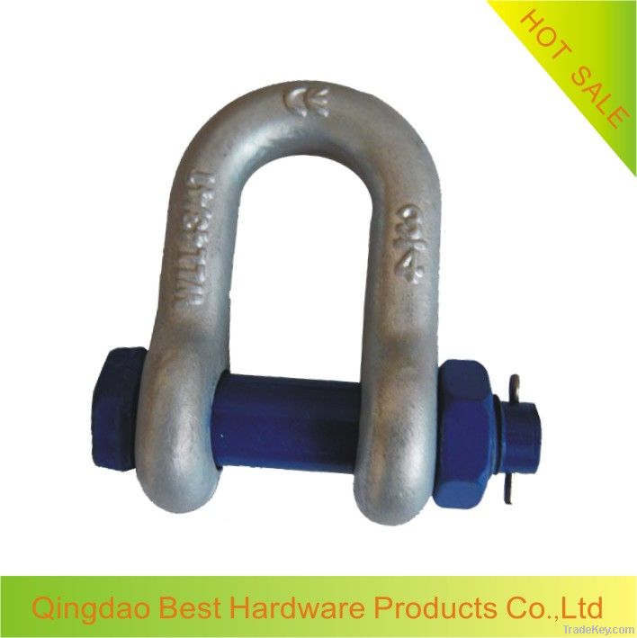 U.S.type lifting chain shackle with safety pin