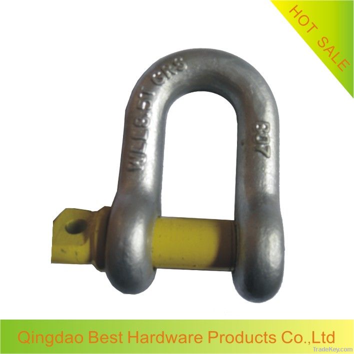 AS2741 drop forged Grade S Dee shackle