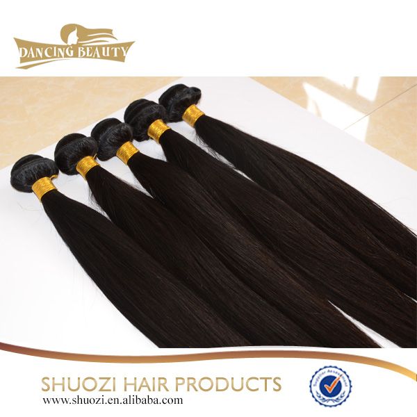 Finest Quality Reasonable Price Peruvian Human Hair Weft Silky Straight Wave 
