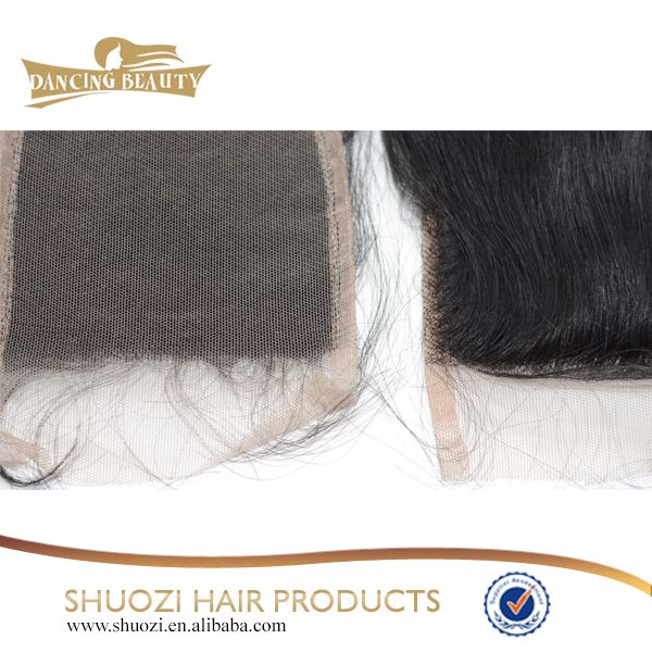 Best Quality Beautiful Swiss Lace Closure 100% Brazilian Remy Hair No Tangle