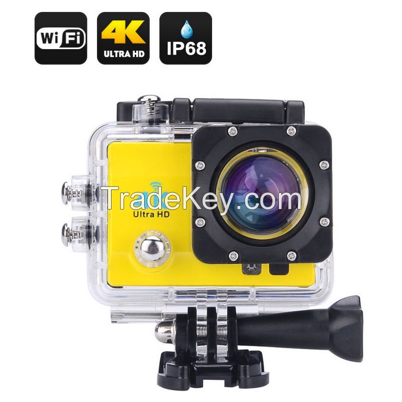 Trade Assurance Sports Camera 4K 2015 New 4K Wifi Action Camera 2.0inch Screen 1080p 60fps YM-Q3H