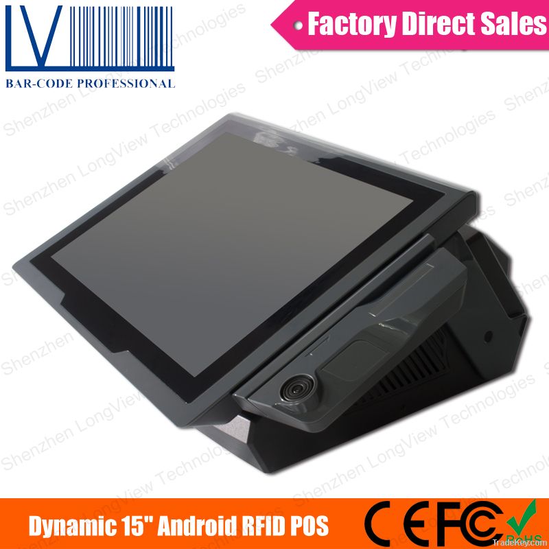 DynamicPos inclined horizontal touch screen POS tablet