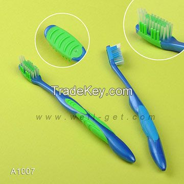 High Demand Best Selling Adult Toothbrush with Tongue Cleaner