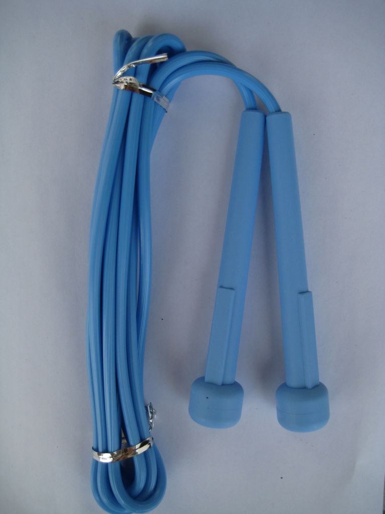 Wholesale 2.7M*5mm exercise leather skipping rope, skipping kids jump r