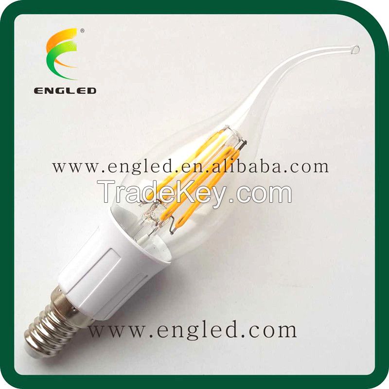 Patent Product Edison Style Replace Incandescent Bulb C35 F35 B35 E14 E12 2W 3W 4W dimmable and non-dimmable  Led Filament Candle Bulb