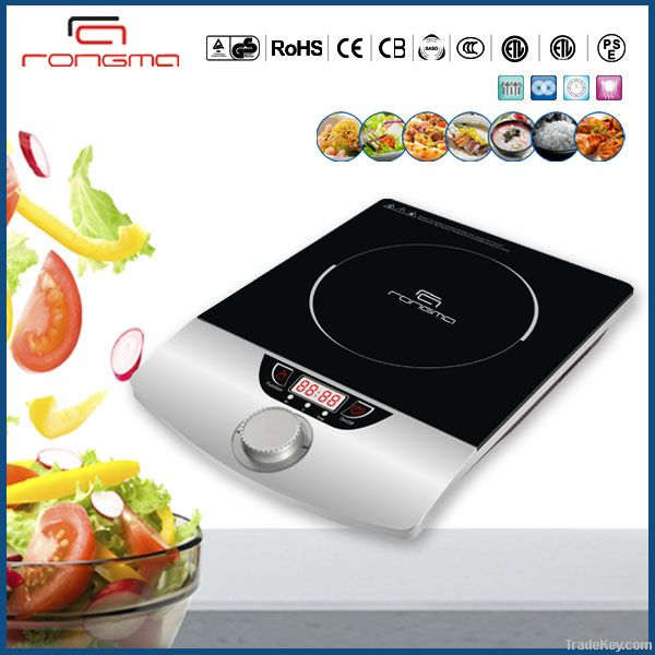 Hot sell household knob cotrol CB, CE, GS, ROHS  induction cooker
