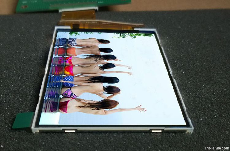IPS 3.5" TFT LCD display screen module with or without Touch panel