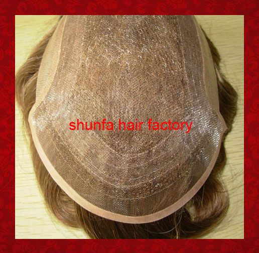 Shunfa good quality cheap human hair toupee for man