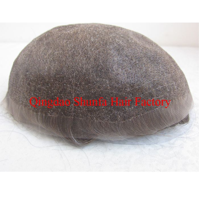 Best Quality Guarantee/Icon Micro Mesh/ 100% Human Hair Toupee for man