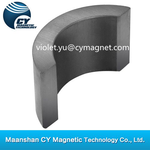 hard ferrite segment magnet used in electric motors