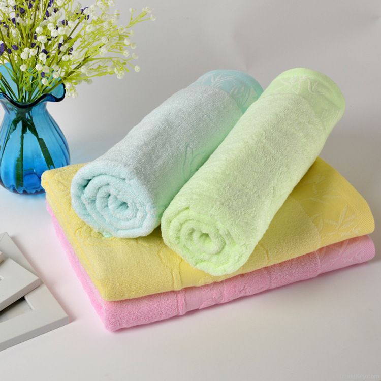 34*76cm, 100%bamboo fiber square towel