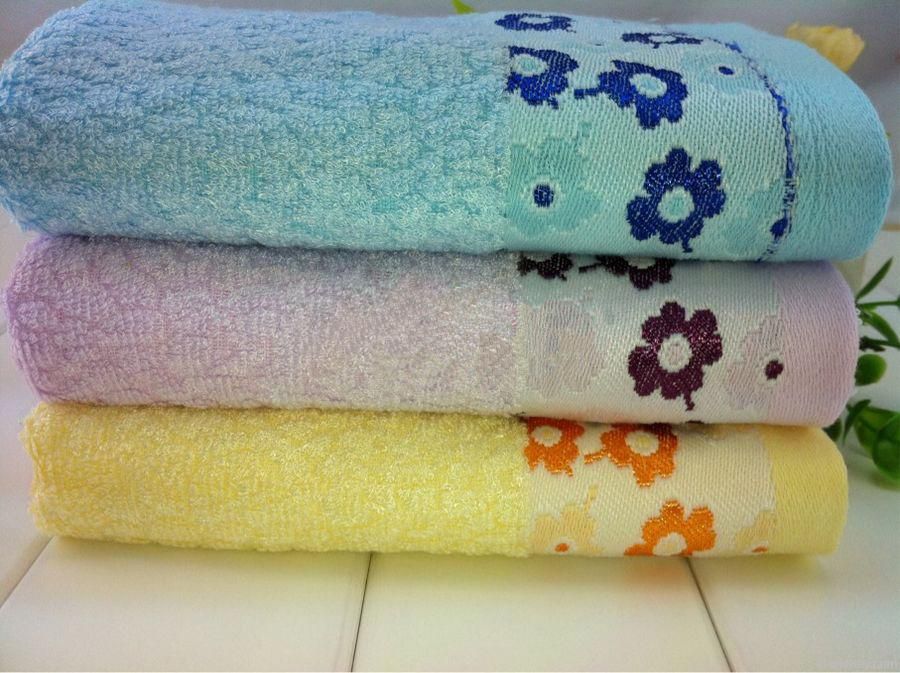 34*76cm, 100%bamboo fiber square towel