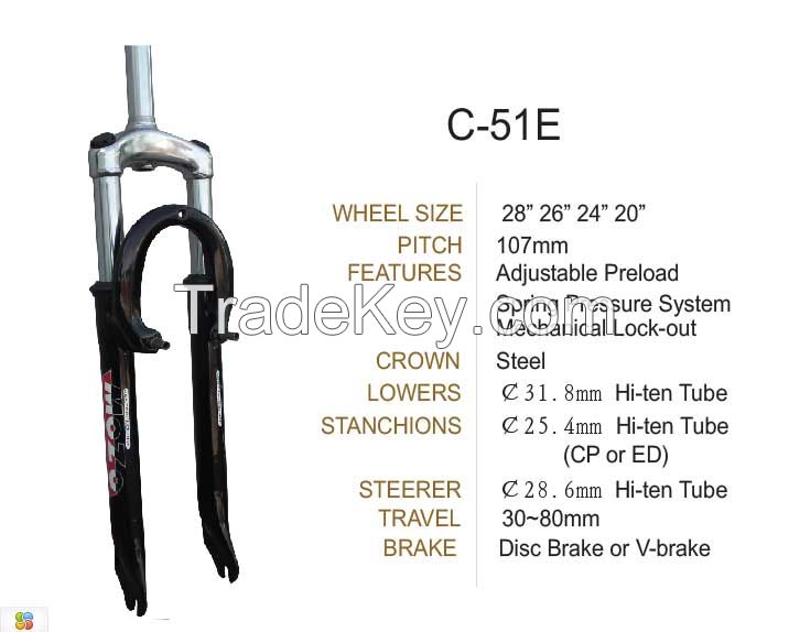 Tianjin STEEL road bike fork